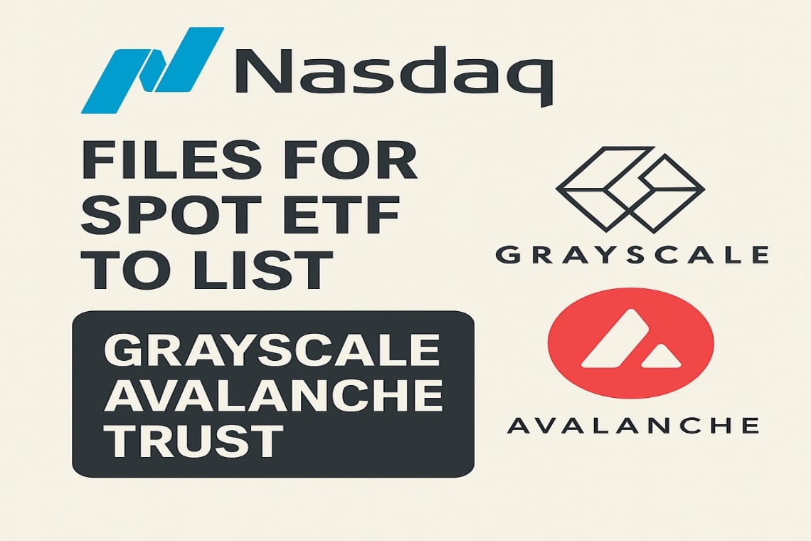 ETF Avalanche de Grayscale: Nasdaq busca aprobación de la SEC