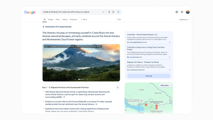 Google revoluciona la planificación de vacaciones con herramientas de IA