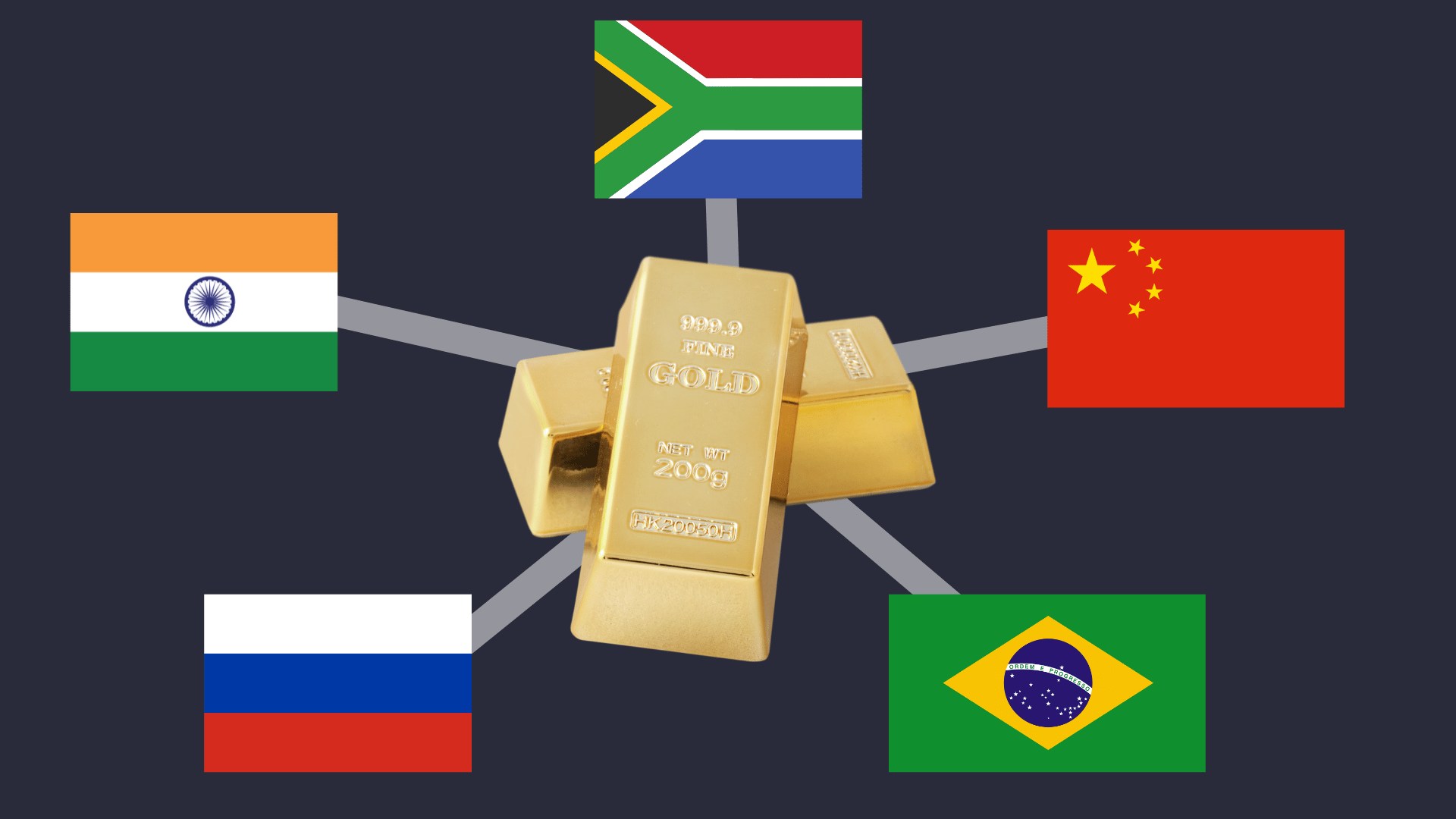 BRICS impulsan precio del oro frente a políticas de EE. UU.