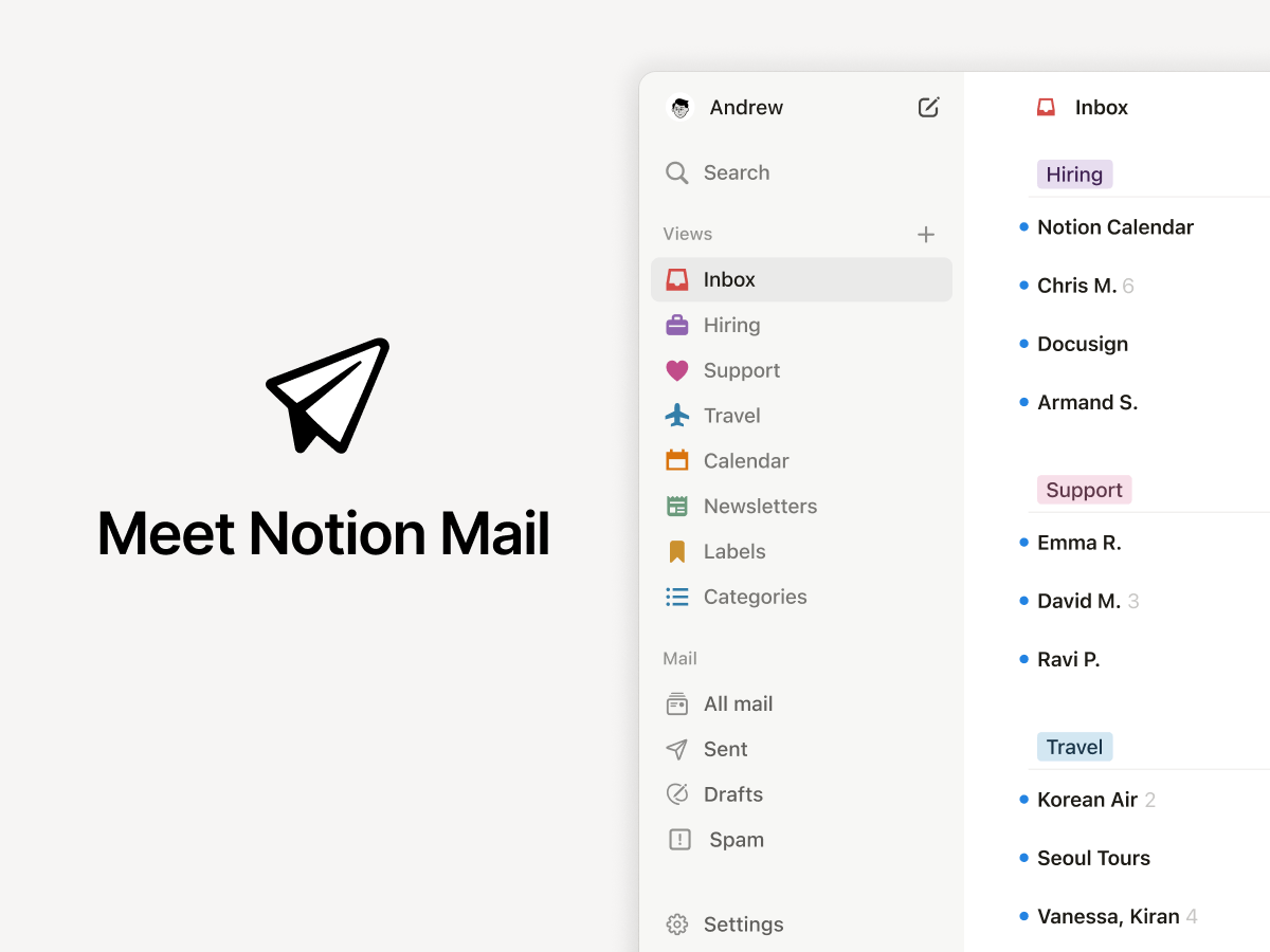 Revolucionario Notion Mail: Cliente de Correo AI Integrado con Gmail
