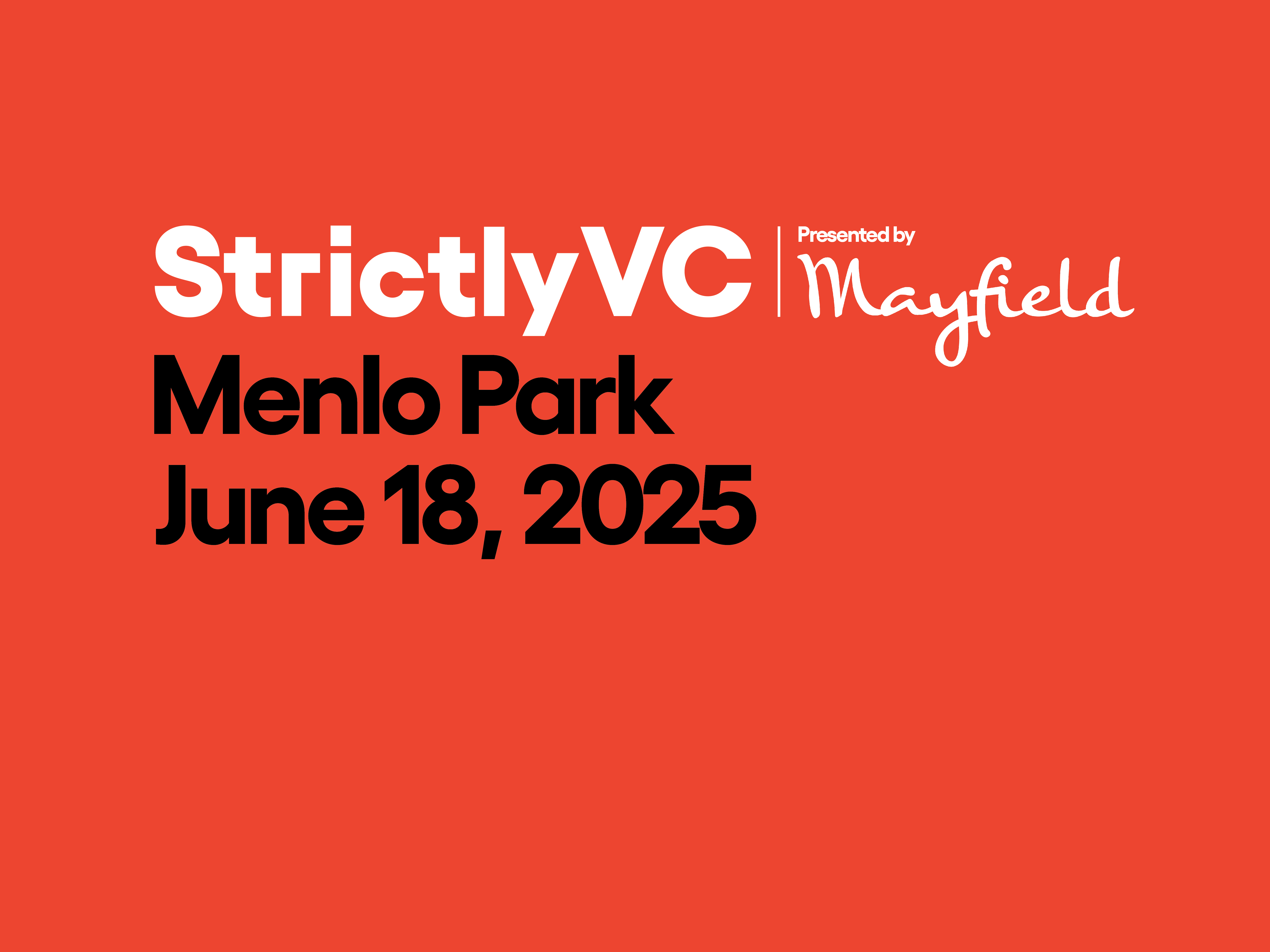 StrictlyVC Evento: Un Encuentro Exclusivo de Capital de Riesgo en Menlo Park
