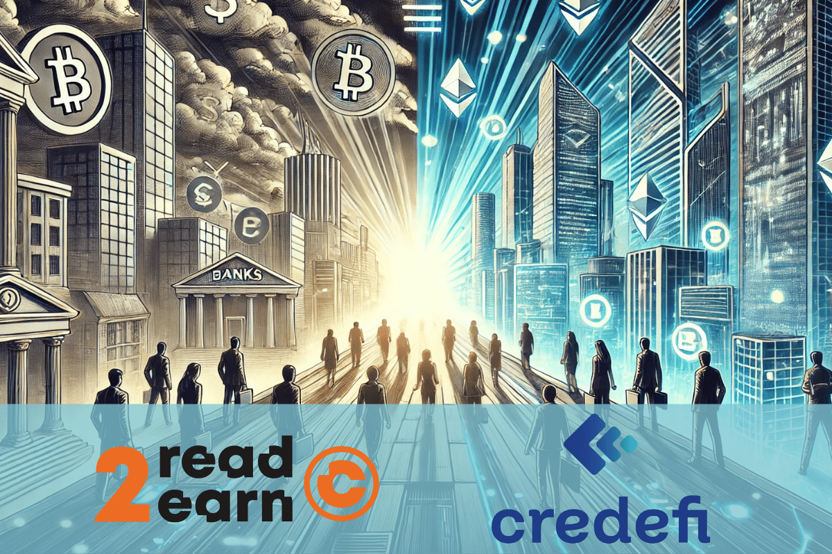 Aprende y gana criptomonedas con el programa Read to Earn de Credefi