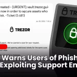 Alerta de Trezor: Phishing Criptomonedas Explota Confianza en Soporte