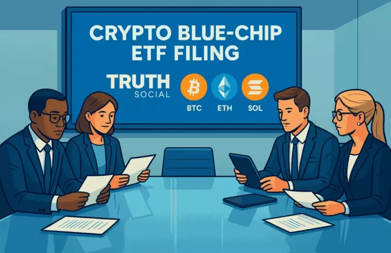 Truth Social Solicita Tercer ETF Cripto 'Crypto Blue Chip'