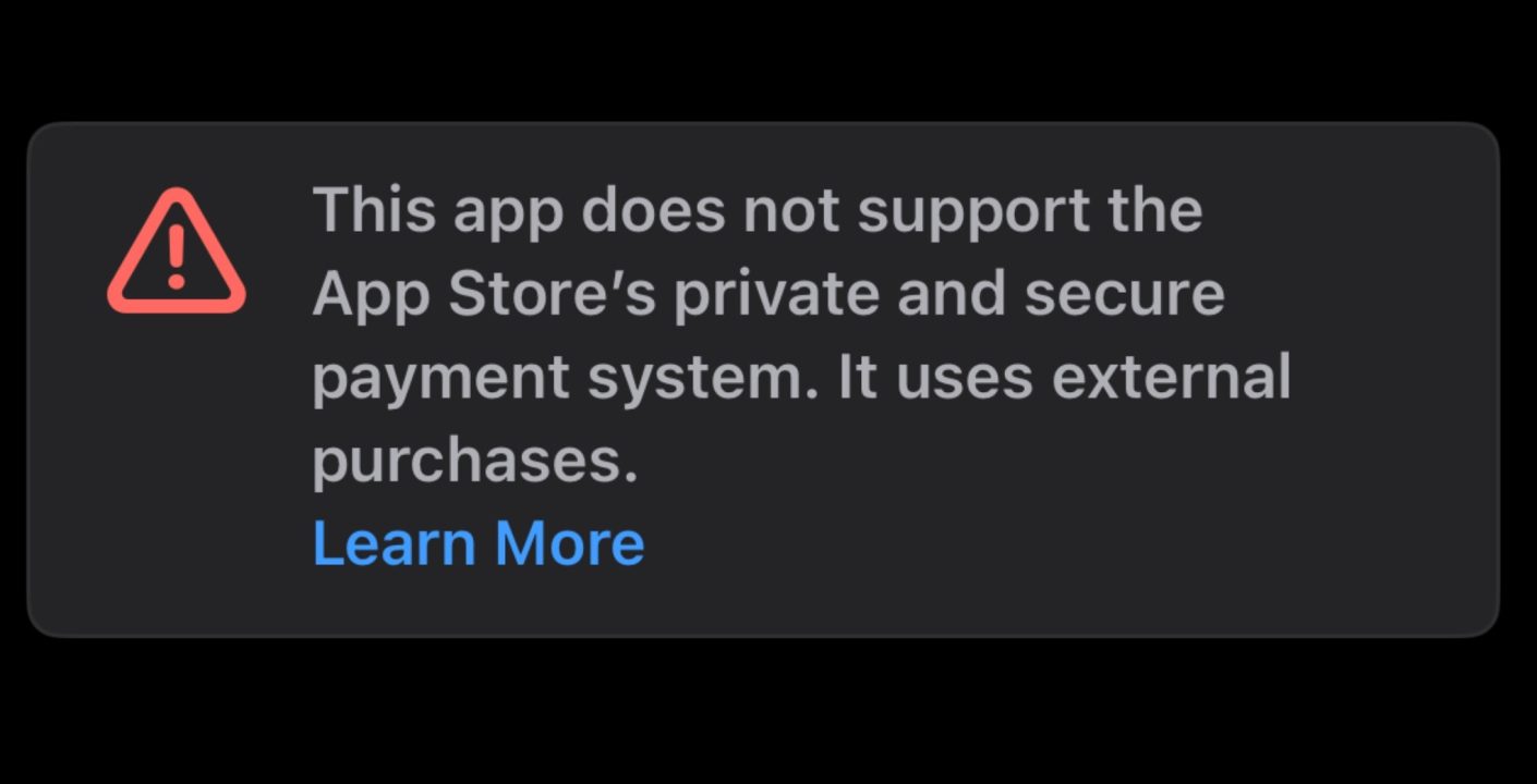 Apple enfrenta críticas por avisos en aplicaciones de la UE
