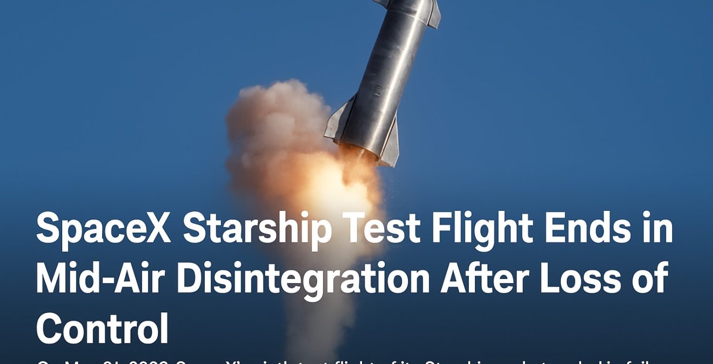 Starship Test de SpaceX: Despega con Éxito pero Falla en Reentrada