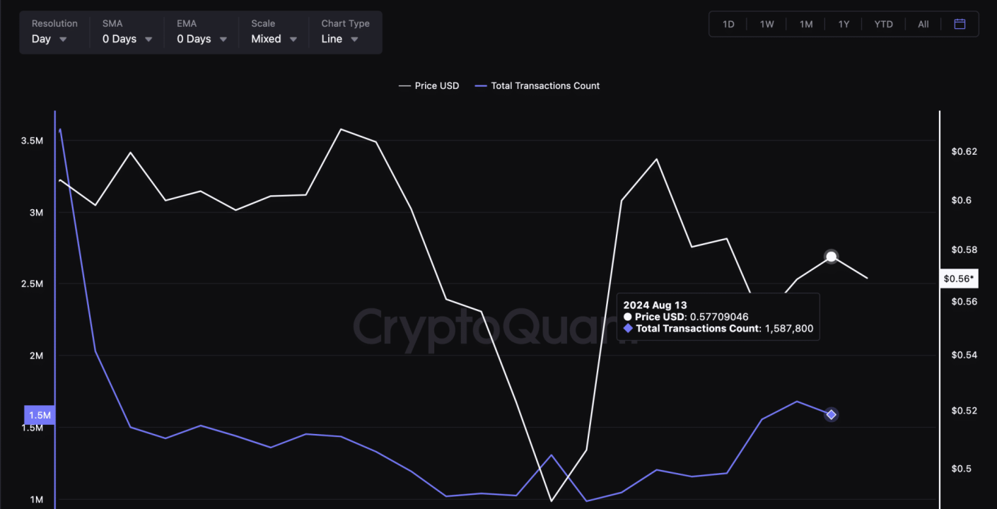 XRP enfrenta caída ante liquidaciones y menor crecimiento de red