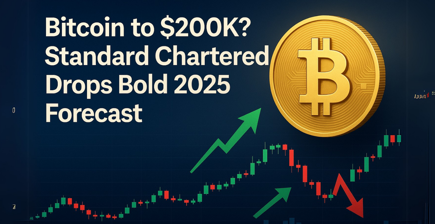 Standard Chartered ajusta al alza su predicción de Bitcoin para 2025