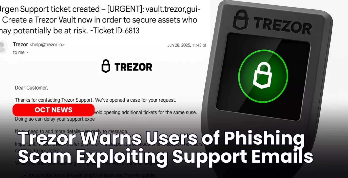 Alerta de Trezor: Phishing Criptomonedas Explota Confianza en Soporte