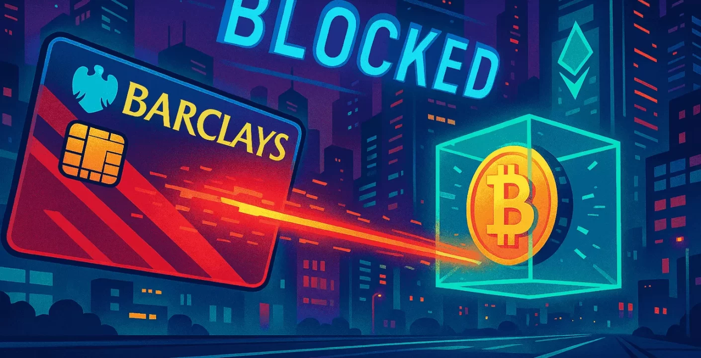 Barclays Prohíbe Compras de Criptomonedas con Tarjeta de Crédito