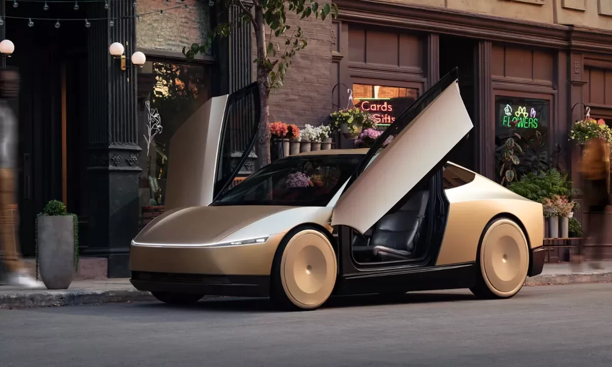 Tesla Promociona Robotaxi Entregando un Model Y Autónomo