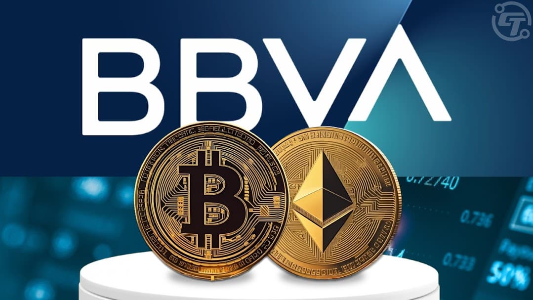 BBVA lanza comercio de Bitcoin y Ethereum en su app móvil en España