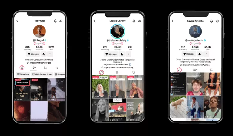 Nuevas Funciones de TikTok Impulsan a Songwriters