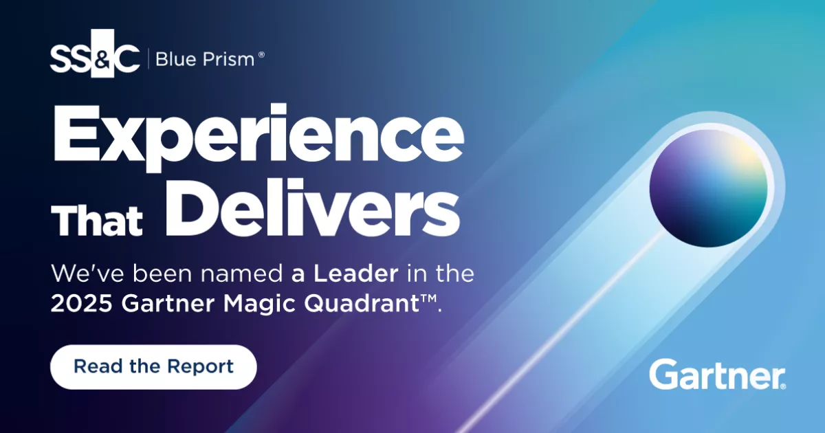 SS&C Blue Prism lidera en RPA según Gartner 2025