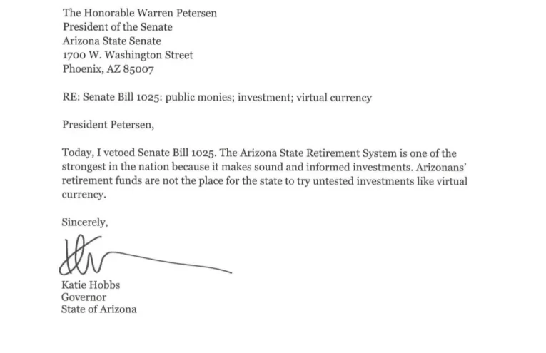 Arizona rechaza por tercera vez una ley pro-Bitcoin