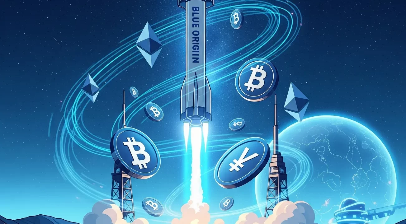 Cripto Espacio: Blue Origin ahora permite pagos con criptomonedas para viajes espaciales
