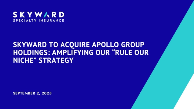 Skyward Specialty amplía su presencia con adquisición de Apollo