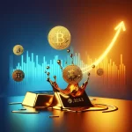 Bitcoin Resistencia: Oro cae un 10% y Bitcoin plantea un cambio en activos refugio