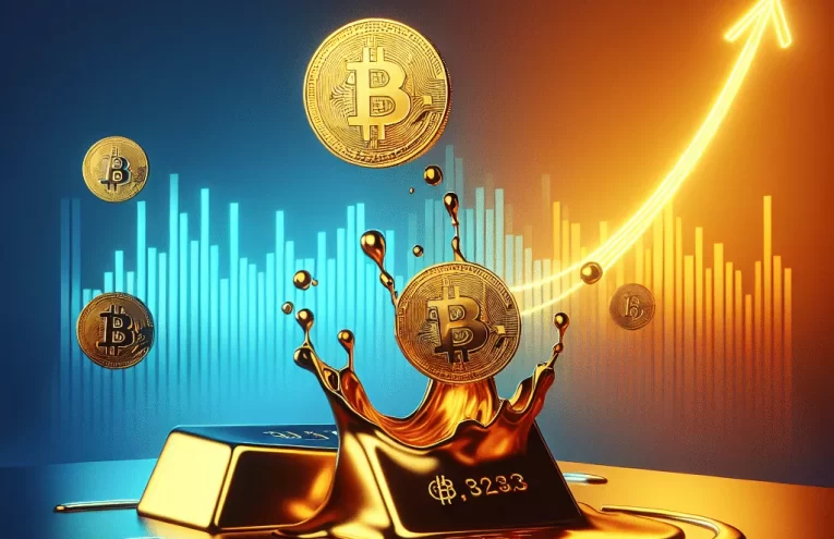 Bitcoin Resistencia: Oro cae un 10% y Bitcoin plantea un cambio en activos refugio