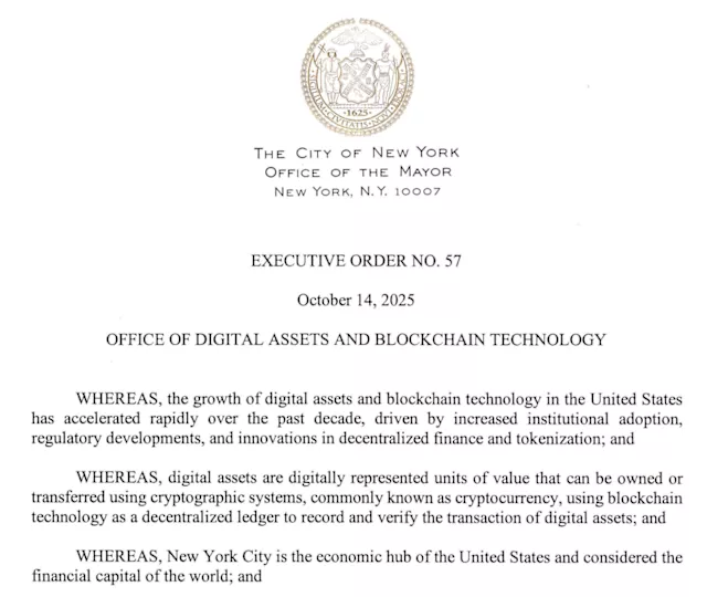 Nueva York inaugura Oficina Blockchain para liderar en activos digitales