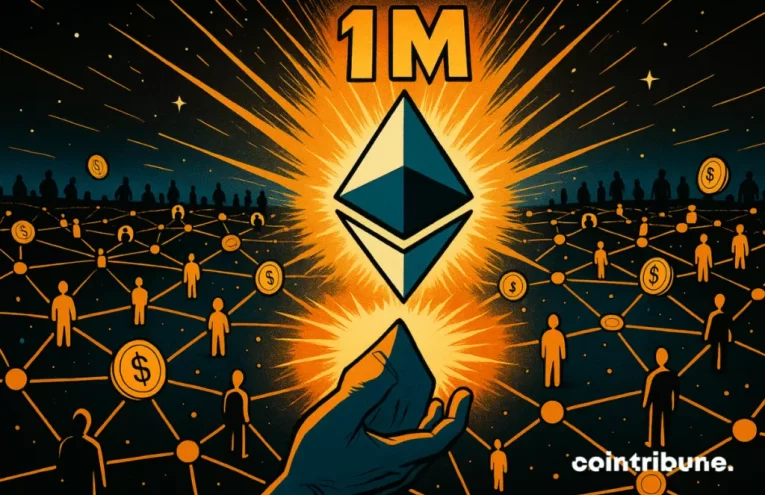 Ethereum registra récord de 1 millón usuarios semanales con stablecoins