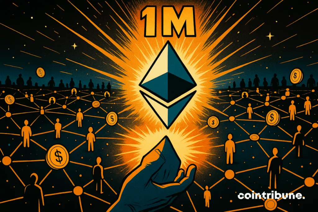 Ethereum registra récord de 1 millón usuarios semanales con stablecoins