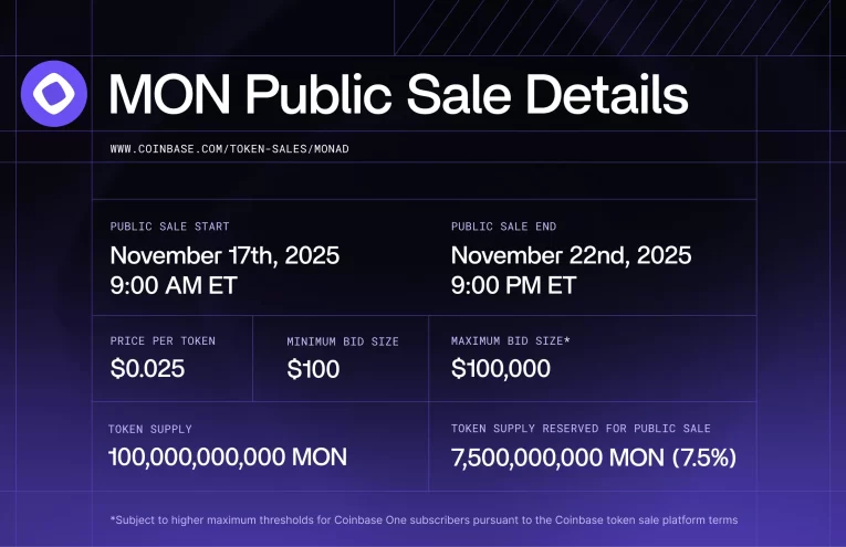 Coinbase Revoluciona Ventas de Tokens con Monad