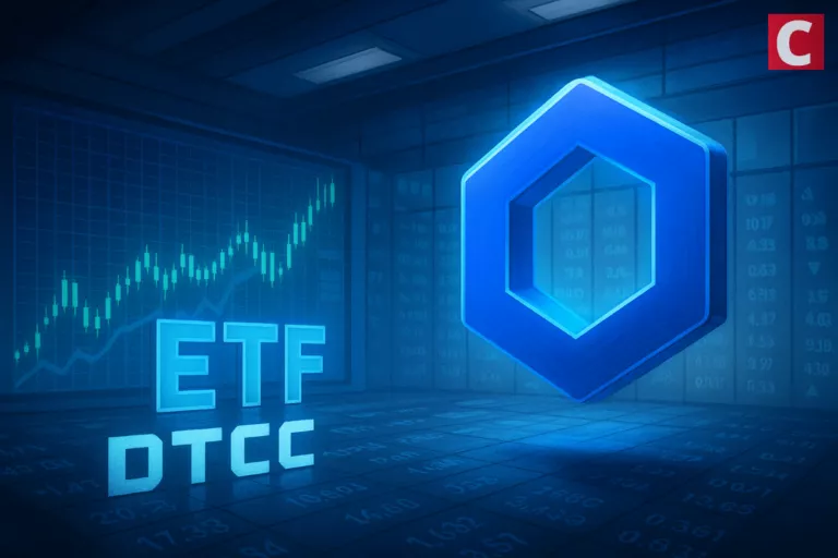 ETF Chainlink avanza hacia aprobación con inclusión en registro DTCC