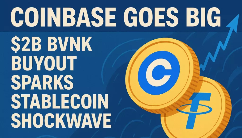 Coinbase: Adquisición de $2B de BVNK en el Creciente Mercado de Stablecoins