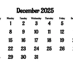 Fechas Clave del Calendario Diciembre 2025