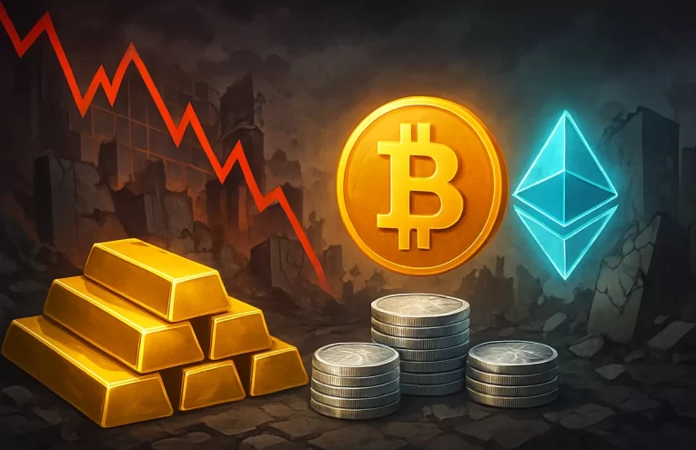 Kiyosaki Advierte Colapso Económico y Apuesta por Bitcoin y Ethereum