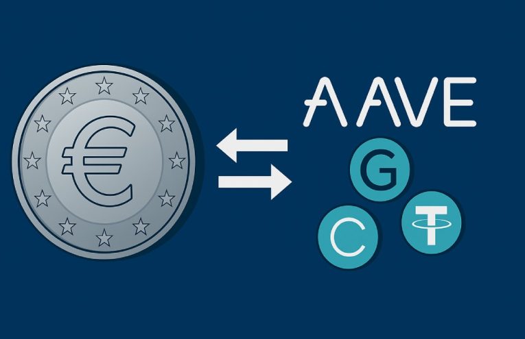 Aave Lanza Conversiones Gratis de Euros a Stablecoins en Europa