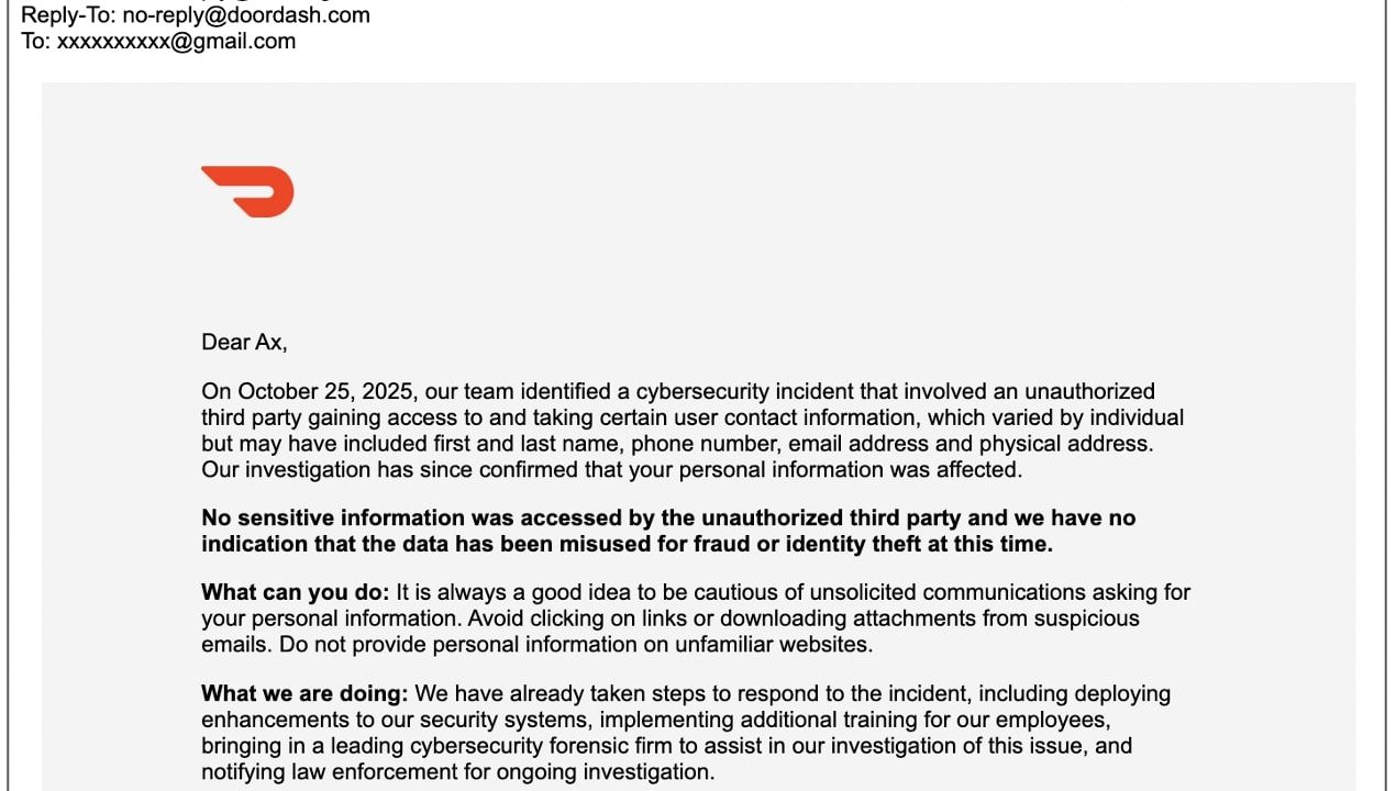 Alerta de Brecha de Datos: DoorDash Expone Información de Usuarios