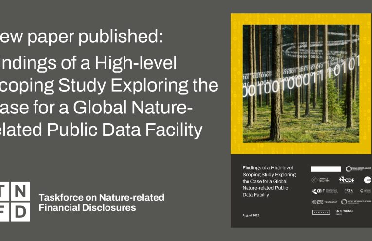 TNFD Lanza Guía Innovadora para Datos sobre el Estado de la Naturaleza