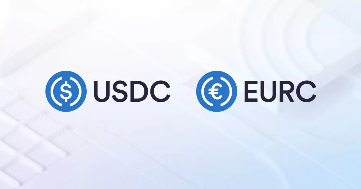 Crecimiento de stablecoins europeas lideradas por EURC supera $1B