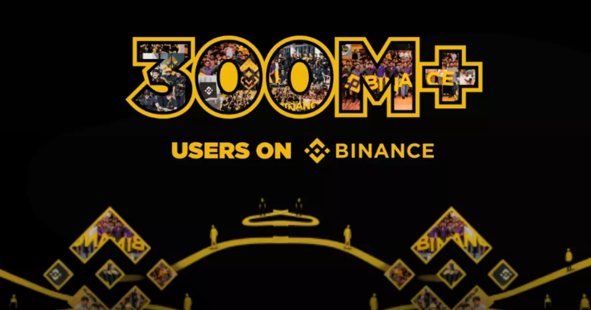 Binance supera los 300 millones de usuarios en todo el mundo