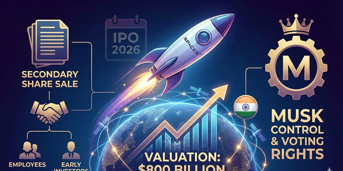 SpaceX Anunciará Histórica IPO en 2026 con Valuación de $1.5 Trillones