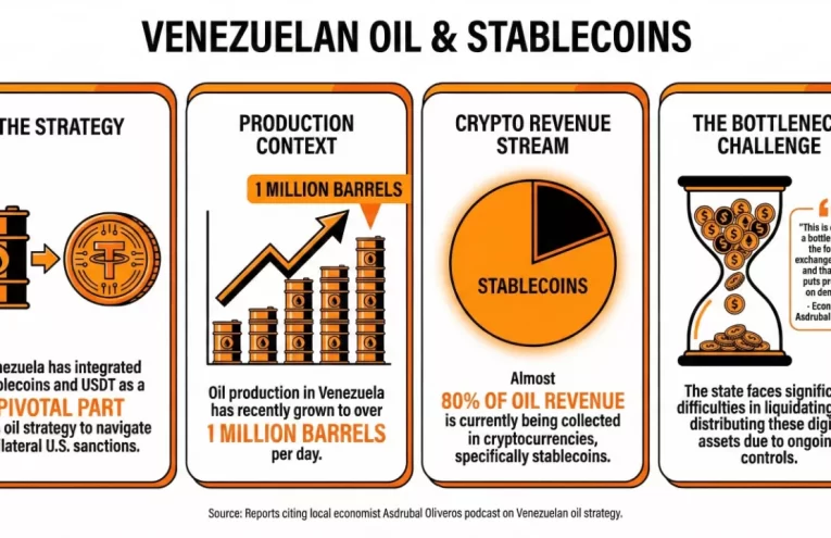 Venezuela Canaliza Ingresos Petroleros con USDT en Medio de Sanciones
