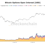 Bitcoin enfrenta caída del 55% en open interest