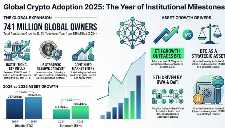 La Adopción de Bitcoin Alcanza Récords en 2025 a Pesar de la Volatilidad